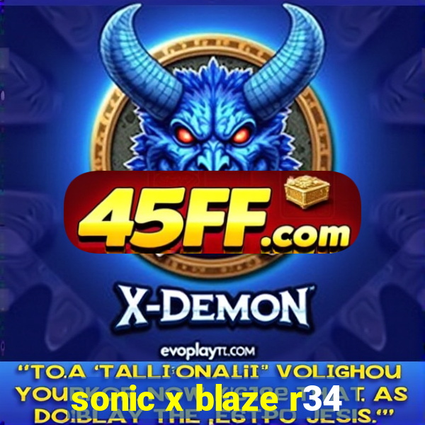 sonic x blaze r34